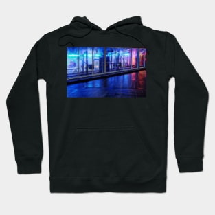 wet night at the car wash Hoodie